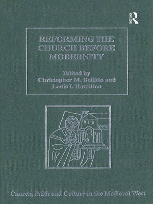 cover image of Reforming the Church before Modernity
